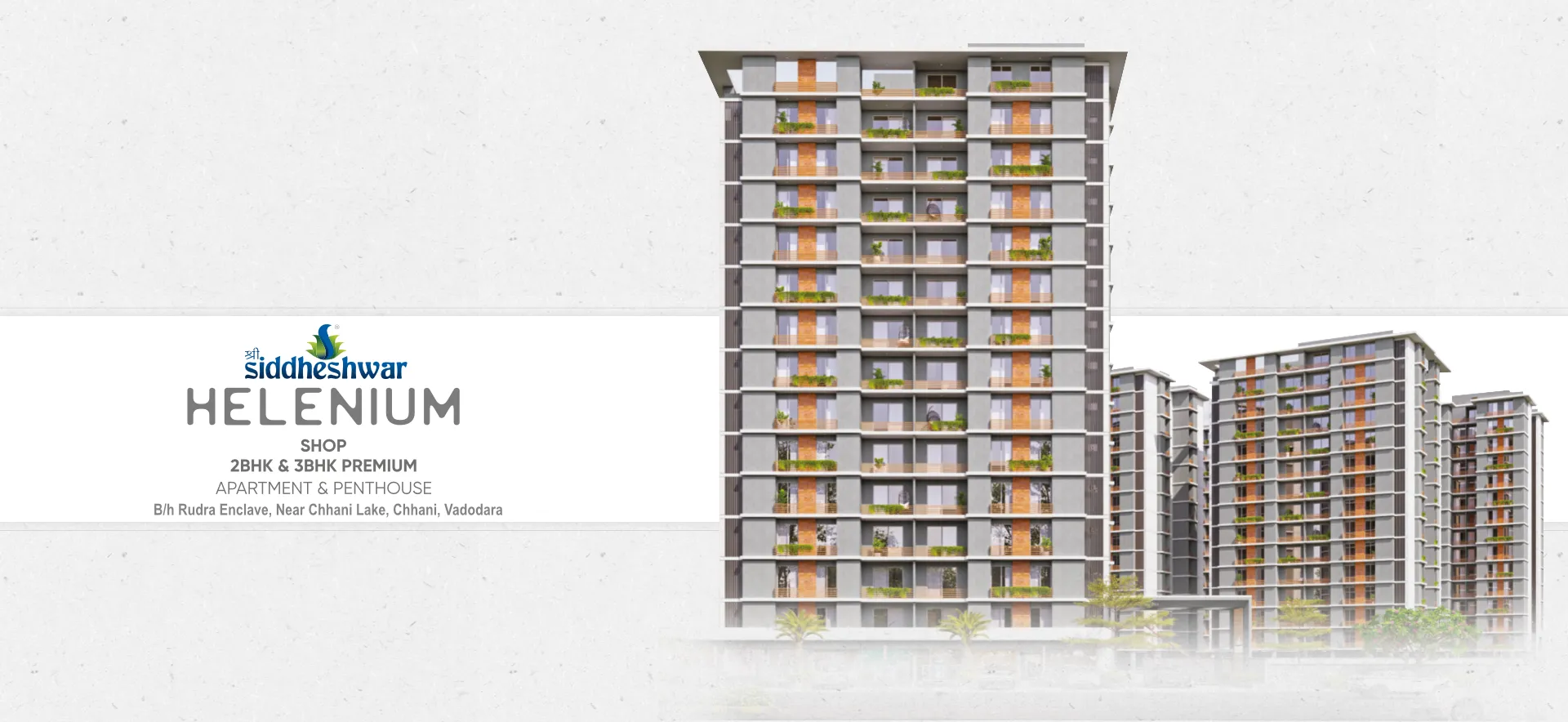 Flats, Penthouses, and Shops Vadodara - Shree Siddheshwar Helenium